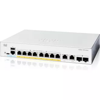 Cisco Catalyst stikalo C1300-8P-E-2G (8xGbE, 2xGbE/SFP combo, 8xPoE , 60W, brez ventilatorja) Cisco Catalyst stikalo C1300-8P-E-2G (8xGbE, 2xGbE/SFP combo, 8xPoE , 60W, brez ventilatorja)