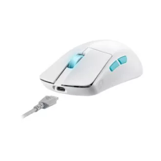 ASUSova miška ROG Harpe Ace Aim Lab Edition, Bluetooth, bela