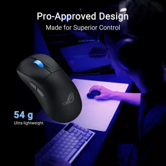 ASUS miška ROG Keris II Ace, brezžična gaming miška, črna