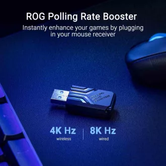 ASUS miška ROG Keris II Ace, brezžična gaming miška, črna