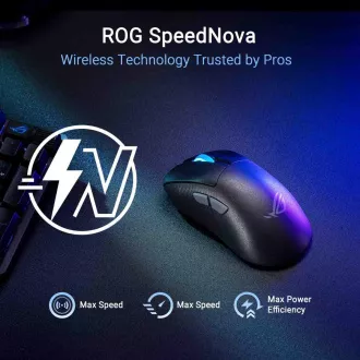 ASUS miška ROG Keris II Ace, brezžična gaming miška, črna