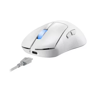 ASUS miška ROG Keris II Ace, brezžična gaming miška, bela