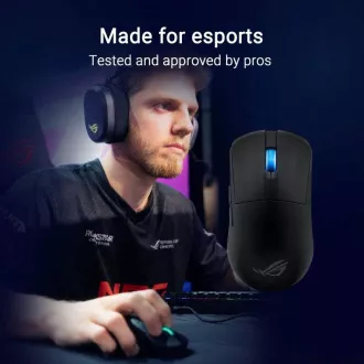 ASUS Gaming Mouse ROG Harpe Ace Mini, brezžična BT, RF 2,4 GHz, črna