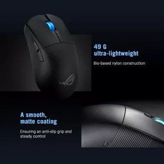 ASUS Gaming Mouse ROG Harpe Ace Mini, brezžična BT, RF 2,4 GHz, črna