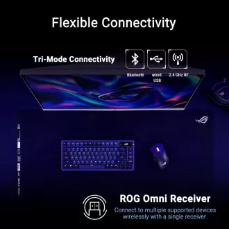 ASUS miška ROG Keris II Origin, brezžična gaming miška, črna