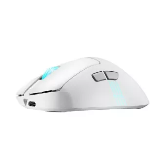 ASUS miška ROG Keris II Origin, brezžična gaming miška, bela