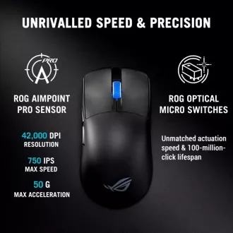 ASUS gaming miška ROG Harpe II Ace, brezžična, črna