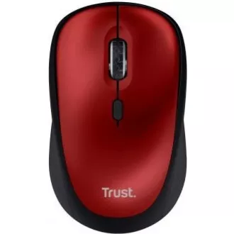 TRUST Yvi  Brezžična miška Eco Red, rdeča