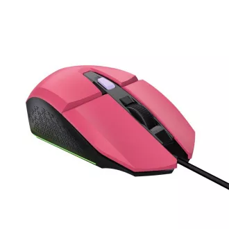 TRUST miška GXT 109P FELOX Gaming Mouse, optična, USB, roza