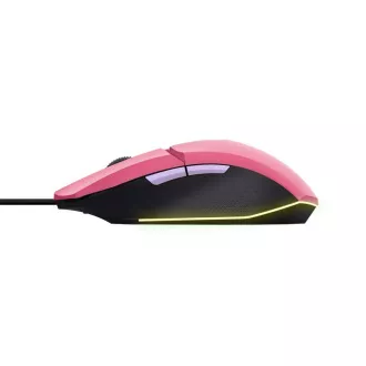 TRUST miška GXT 109P FELOX Gaming Mouse, optična, USB, roza