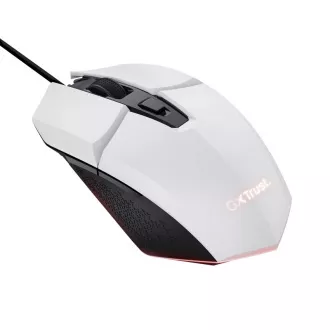 TRUST mouse GXT 109W FELOX Gaming Mouse, optična, USB, bela