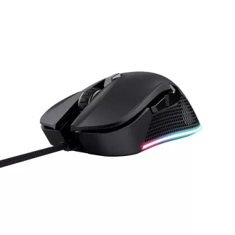 TRUST GXT 922 YBAR Gaming Mouse, optična, USB, črna
