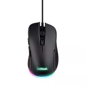 TRUST GXT 922 YBAR Gaming Mouse, optična, USB, črna