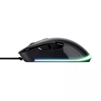 TRUST GXT 922 YBAR Gaming Mouse, optična, USB, črna
