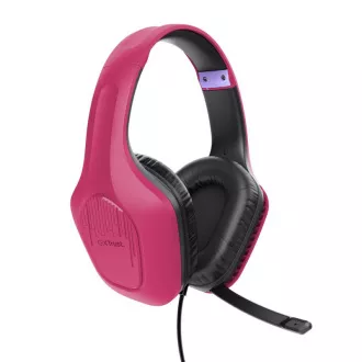 TRUST Gaming slušalke GXT 415P ZIROX roza