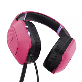 TRUST Gaming slušalke GXT 415P ZIROX roza