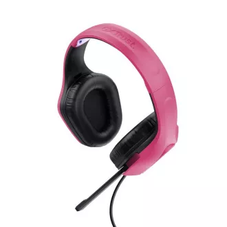 TRUST Gaming slušalke GXT 415P ZIROX roza