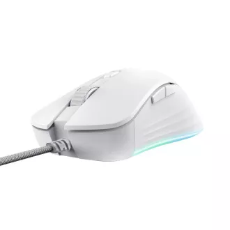 TRUST Gaming Mouse GXT 924W YBAR  Gaming Mouse, optična, USB, bela