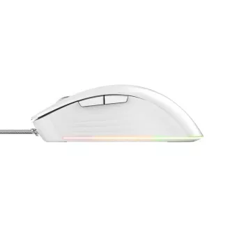 TRUST Gaming Mouse GXT 924W YBAR  Gaming Mouse, optična, USB, bela