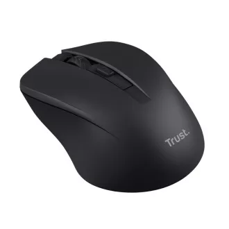TRUST miška Mydo tiha brezžična miška, optična, USB, črna