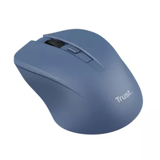 TRUST miška Mydo tiha brezžična miška, optična, USB, modra