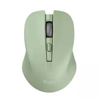 TRUST miška Mydo tiha brezžična miška, optična, USB, zelena