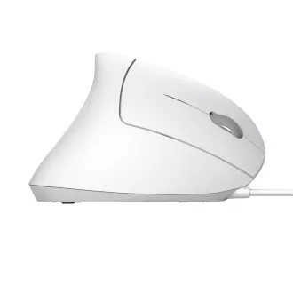TRUST Verto Vertical Mouse Ergonomska miška, USB, bela