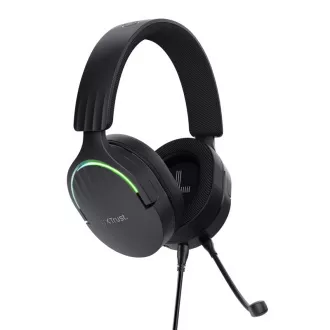 TRUST Gaming slušalke GXT 490 FAYZO, USB, črne