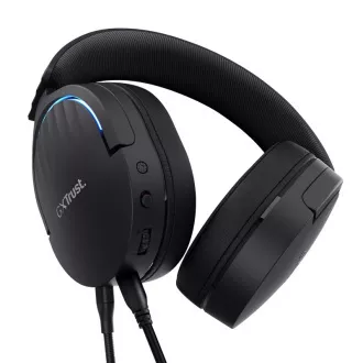 TRUST Gaming slušalke GXT 490 FAYZO, USB, črne