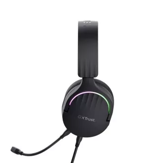 TRUST Gaming slušalke GXT 490 FAYZO, USB, črne