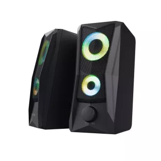 TRUST Speakers GXT 606 Javv RGB-osvetljeni 2.0 zvočniški komplet, črn TRUST Speakers GXT 606 Javv RGB-osvetljeni 2.0 zvočniški komplet, črn