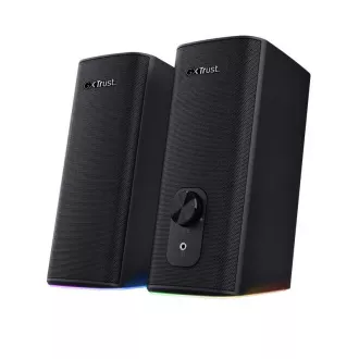 TRUST Speakers GXT 612 CETIC RGB-osvetljeni 2.0 zvočniški komplet, Bluetooth, črn
