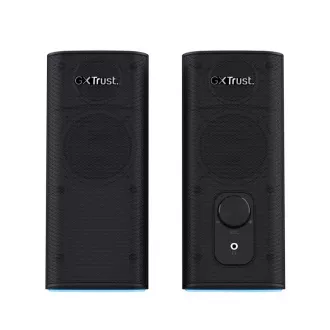 TRUST Speakers GXT 612 CETIC RGB-osvetljeni 2.0 zvočniški komplet, Bluetooth, črn