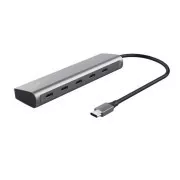TRUST Halyx aluminijasto 5-portno vozlišče USB 3.2 Gen1