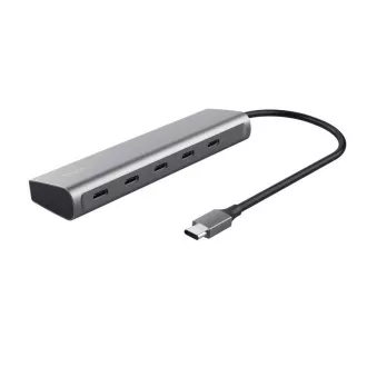 TRUST Halyx aluminijasto 5-portno vozlišče USB 3.2 Gen1
