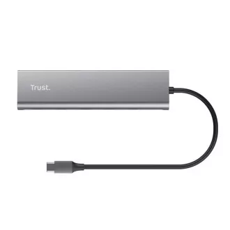 TRUST Halyx aluminijasto 5-portno vozlišče USB 3.2 Gen1
