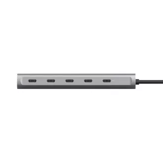 TRUST Halyx aluminijasto 5-portno vozlišče USB 3.2 Gen1