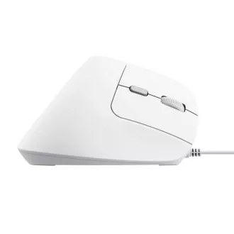 TRUST miška Bayo II Ergonomska navpična miška, USB, bela