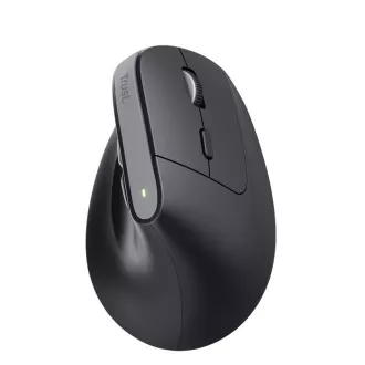 TRUST Bayo  Ergonomska navpična miška, brezžična, črna