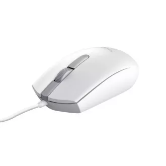 TRUST miška TM-101, optična, ECO, USB, bela