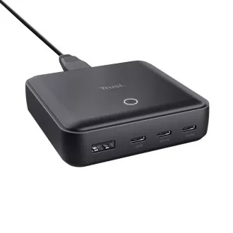 TRUST Napajalnik MAXO 100W, 3x USB-C, 1xUSB-A