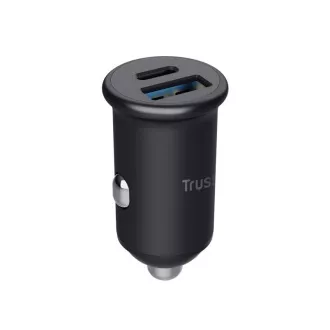 Avtomobilski polnilec TRUST MAXO 38 W, 1x USB-C, 1x USB
