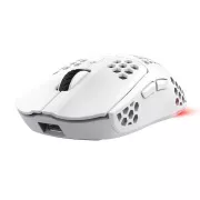 TRUST Brezžična miška GXT 929W Helox Lightweight, RGB, bela