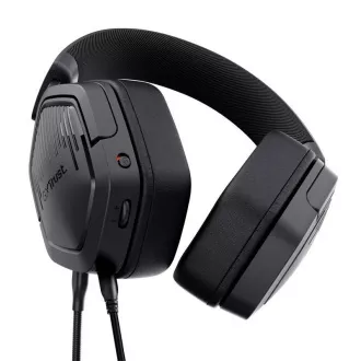 TRUST Gaming slušalke GXT 492 Carus, črne