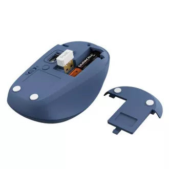 TRUST Miška YVI , brezžična, Eco, modra - bluetooth   wifi