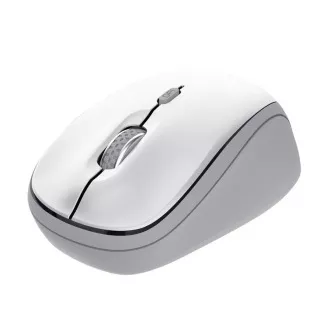 TRUST Mouse YVI , brezžična, Eco, bela - bluetooth   wifi