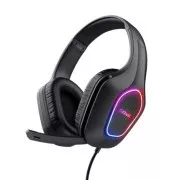 TRUST Gaming slušalke GXT 416 ZIROX, LED, USB, 3,5 mm Jack, črne
