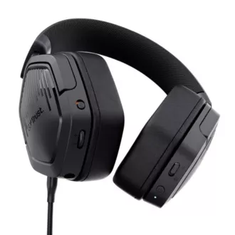 TRUST Gaming slušalke GXT 493 Carus, Bluetooth, 2,4 GHz, črne