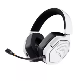 TRUST Gaming slušalke GXT 493W Carus, Bluetooth, 2,4 GHz, bele