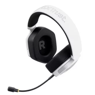 TRUST Gaming slušalke GXT 493W Carus, Bluetooth, 2,4 GHz, bele